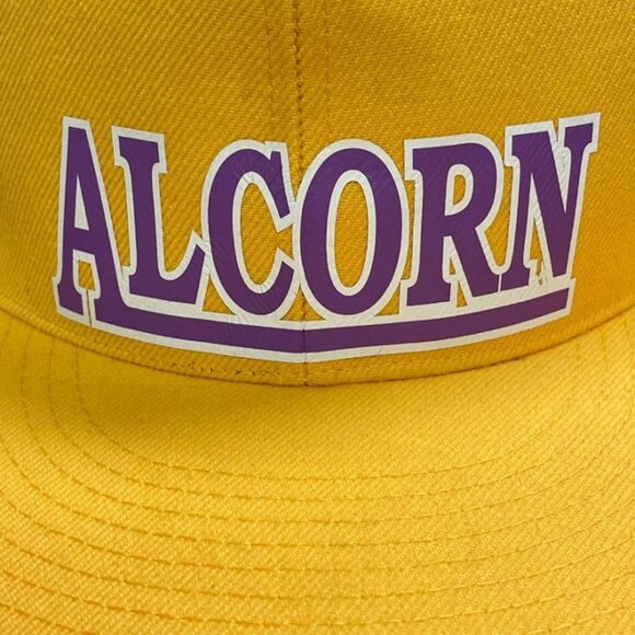 Decky Men's Baseball Hat - Alcorn State University - Gold - Size 7 1/4 - NWT - Picture 2 of 10